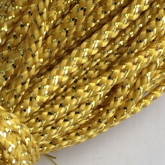 5/$10    9 YARDS 2MM Paracord Parachute Cord   GOLD GOLD - Picture 4 of 4